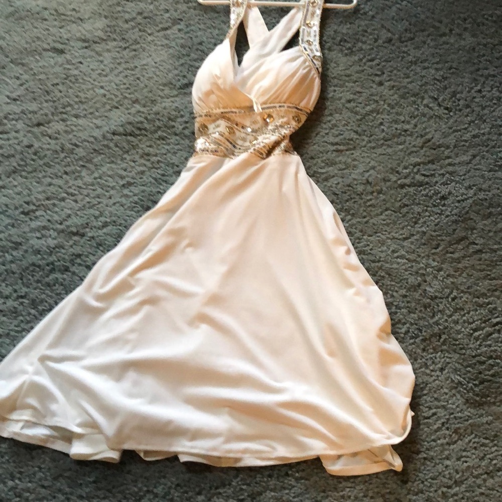White homecoming dress